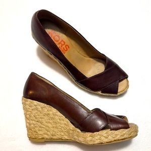 KORS Micheal Kors - Dark Brown Espadrilles - 6.5